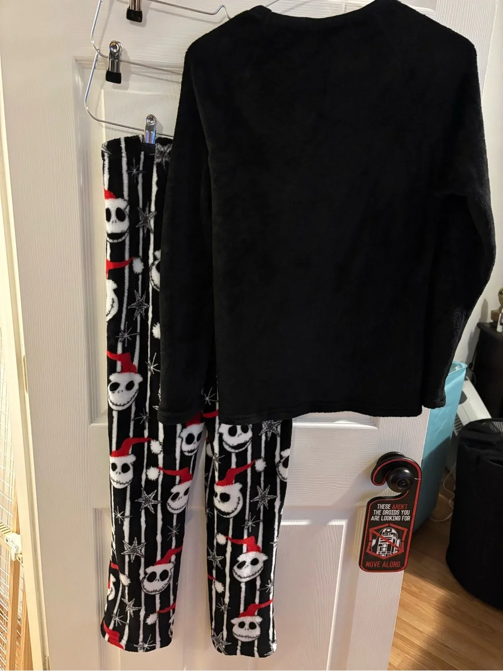 Disney Black & Red 'No Sleep Till Christmas' Kids Pajama Set